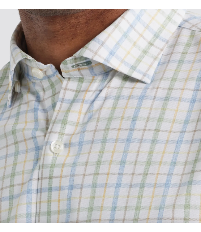 Maarten Plaid Performance Button-Up Shirt