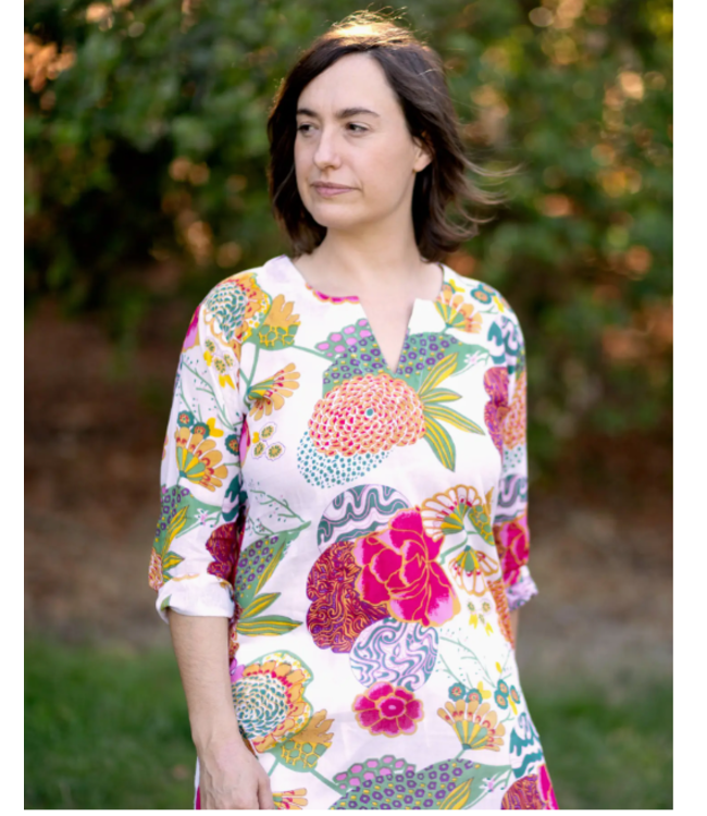 Dolma Garden Cotton Kurta Tunic I1411CTN