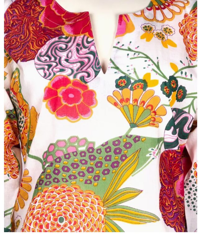 Dolma Garden Cotton Kurta Tunic I1411CTN