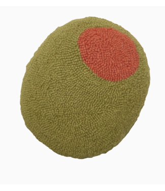 Peking Handicraft Peking Handicraft Olive Hook Pillow