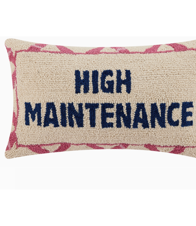 Peking Handicraft 12x20" Hook Pillow