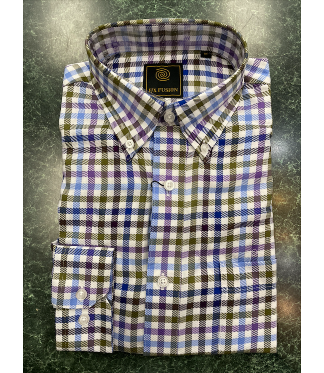 Long Sleeve Twill Check