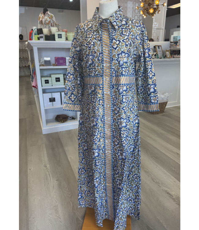 Oliphant Shirt dress Maxi 1114N2