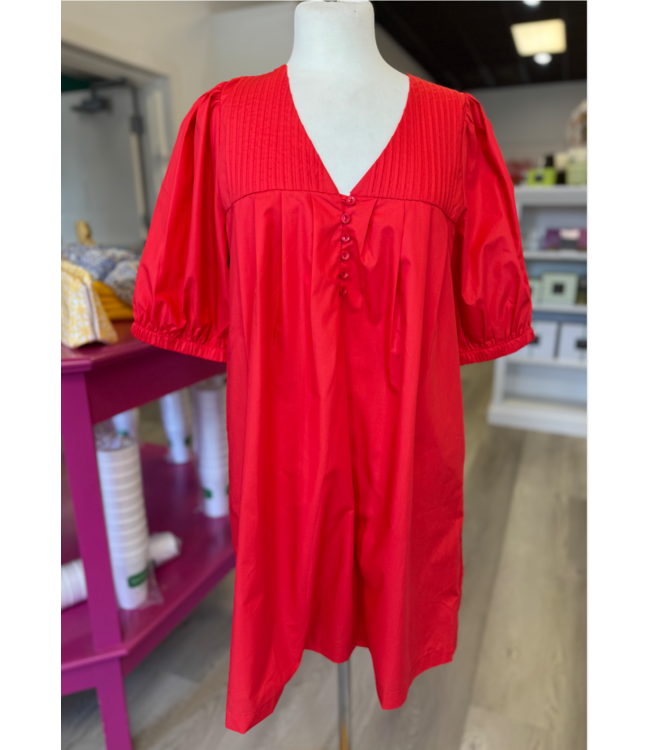 Joy Joy Pin Tuck Yoke Dress #7568