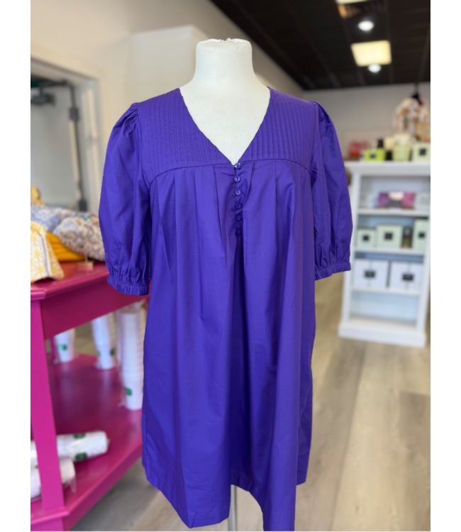 Joy Joy Pin Tuck Yoke Dress #7568