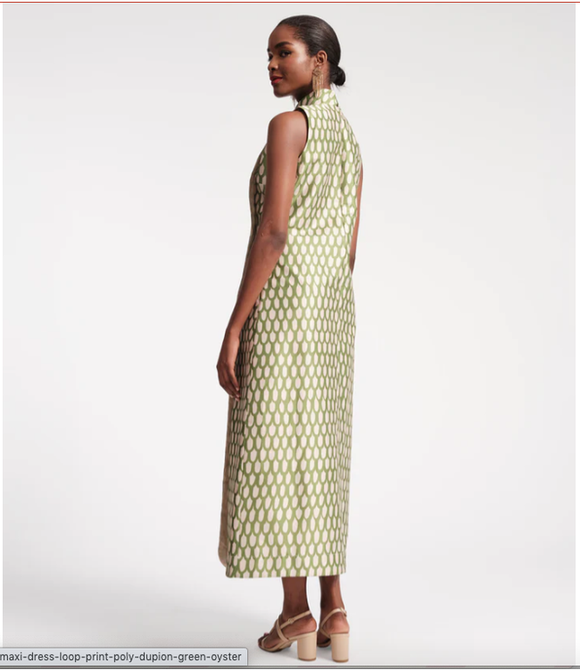 Frances Valentine Carlyle Maxi Dress Royal Palm- 840398740429