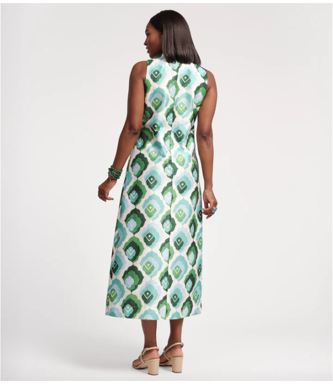 Frances Valentine Carlyle Maxi Dress Royal Palm- 840398740429