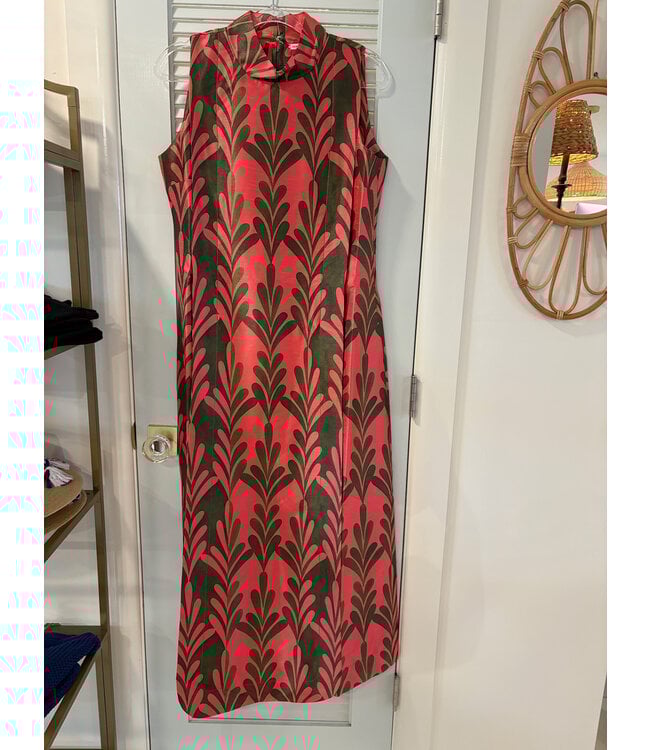 Frances Valentine Carlyle Maxi Dress Royal Palm- 840398740429