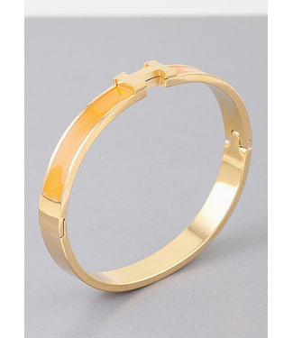 faire Bright H Cuff Bracelet-orange