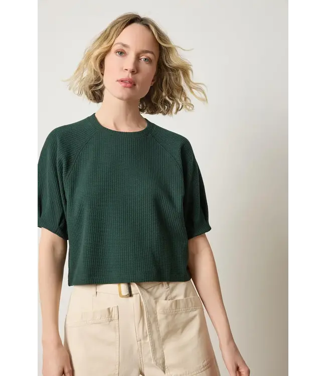 Lilla P Pleated sleeve Top