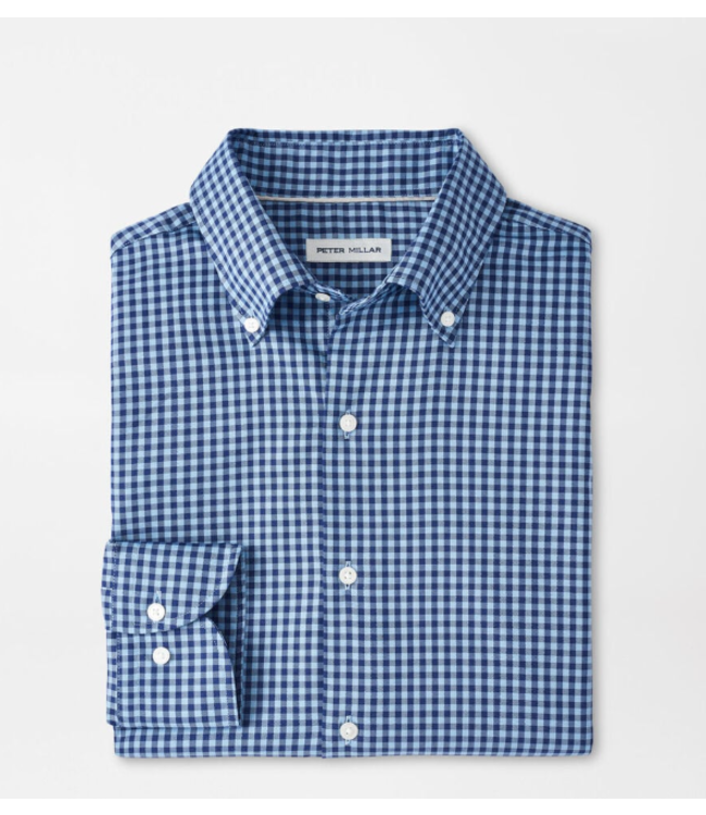Peter Millar Conway Crown Lite Cotton-Stretch Sport Shirt