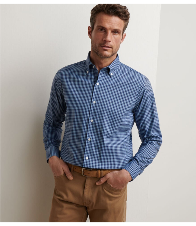 Conway Crown Lite Cotton-Stretch Sport Shirt