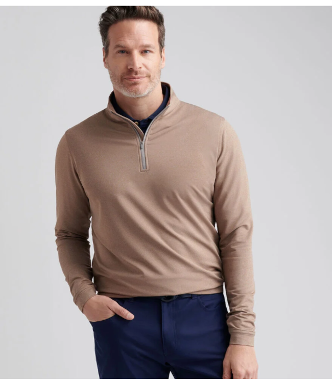 Perth Mélange Performance Quarter-Zip