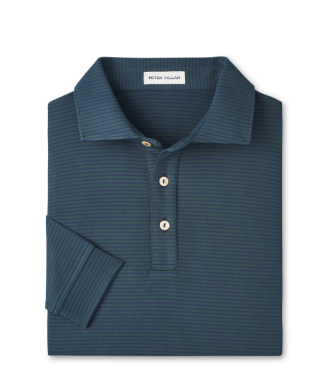 Peter Millar Lyons Performance Jersey Long-Sleeve Polo