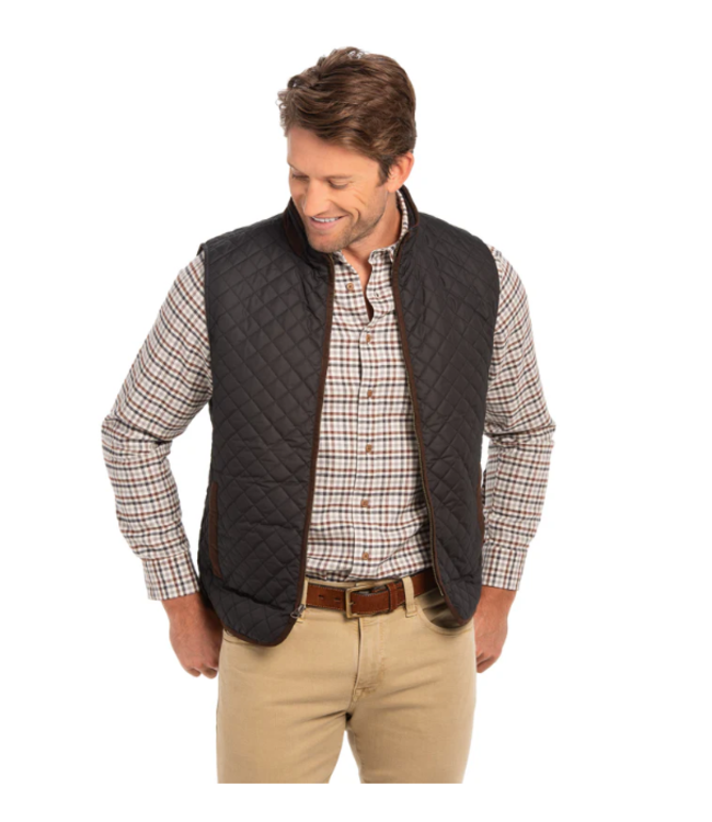 Madison Creek Diamond Quilted Nylon Vest -