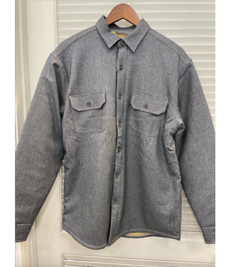 Textured Sherpa Lined Shirt