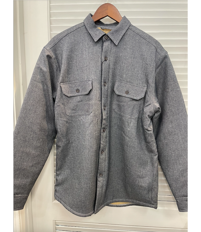 Textured Sherpa Lined Shirt