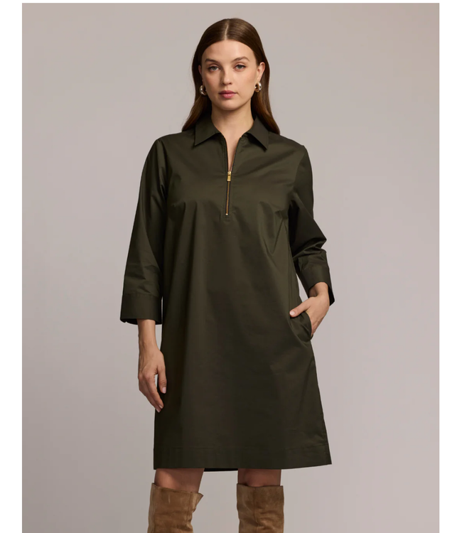 Hinson Wu Alessa 3/4 Sleeve Dress