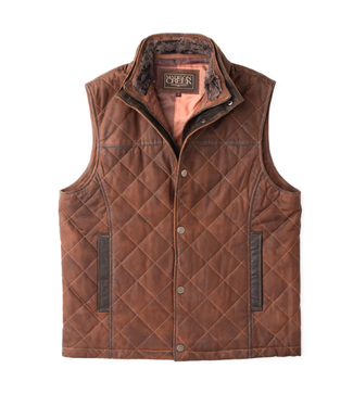Madison  Creek Beaver Creek Waxed Goat Suede Vest