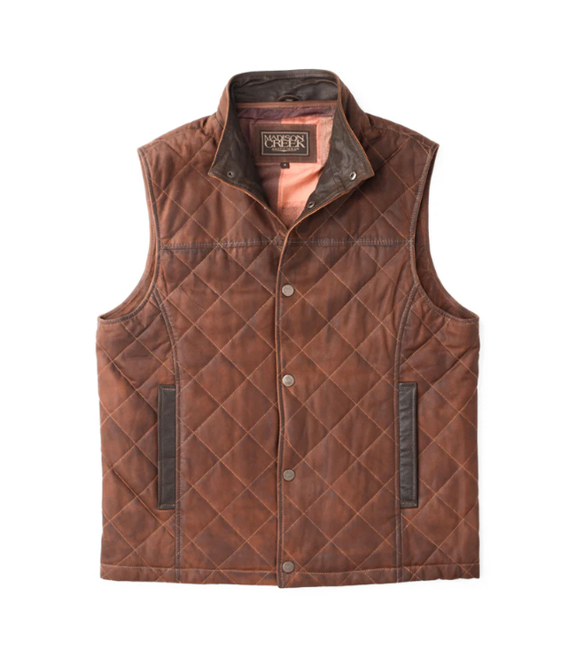 Beaver Creek Waxed Goat Suede Vest