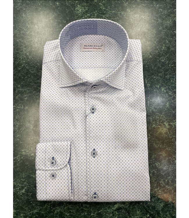 Rubble Geometric Roll Collar Sport Shirt W035R