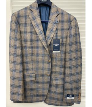hart schafner marx Chicago Fit Sport Coat Tan/Blue Z870135H102