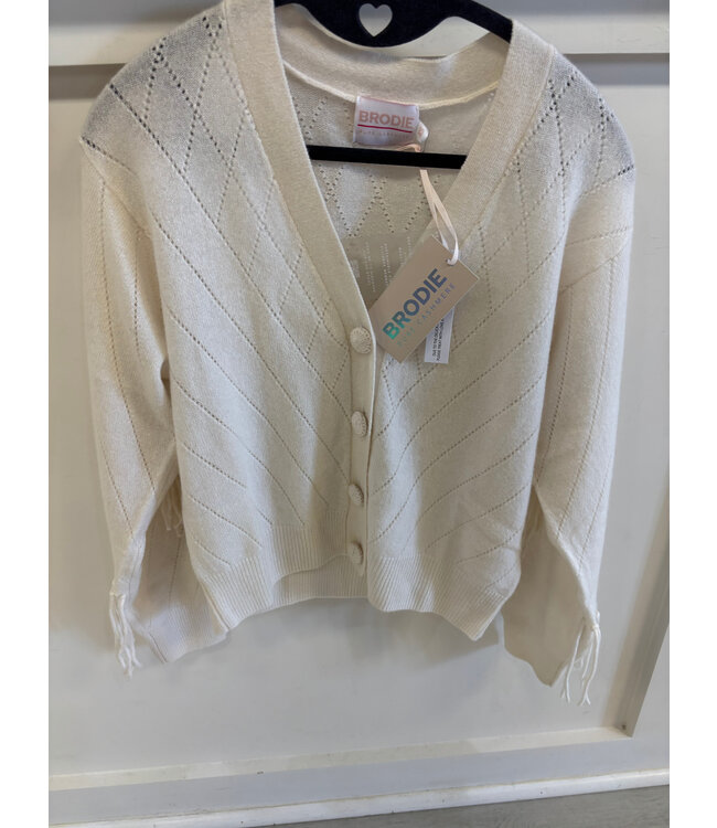 Brodie B-068/008 Ashley Fringe cardi