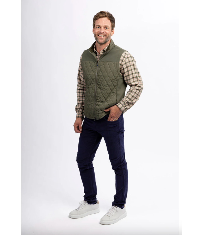 Turtleson Paxton Quilted Hybrid Vest- MTO0264