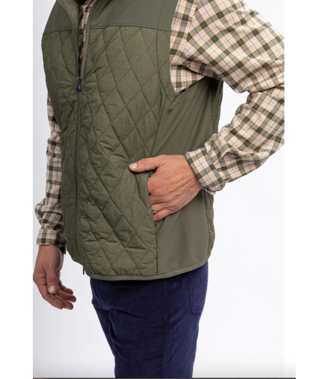 Turtleson Paxton Quilted Hybrid Vest- MTO0264