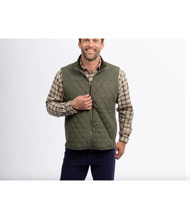 Turtleson Paxton Quilted Hybrid Vest- MTO0264