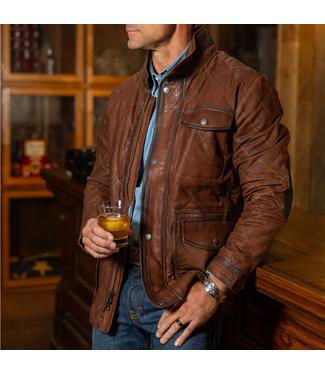 Sedona Waxed Goat Suede Leather Jacket
