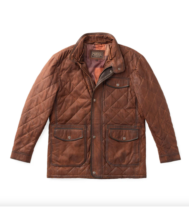 Sedona Waxed Goat Suede Leather Jacket