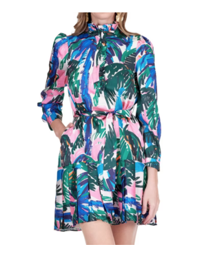 jade Jade #74H9876 Pleated Flounce Dress