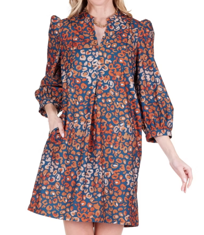 JoyJoy Corduroy front Yoke dress #74H4908