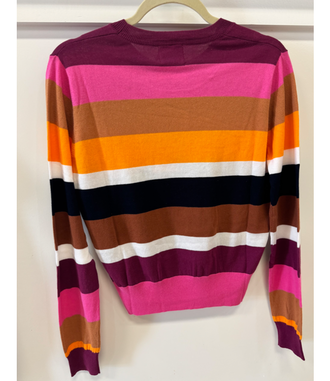 Wispr Multi Stripe Crew #W-8077