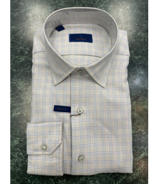 Casual Spread Collar Cashmere Sport Shirt Sage