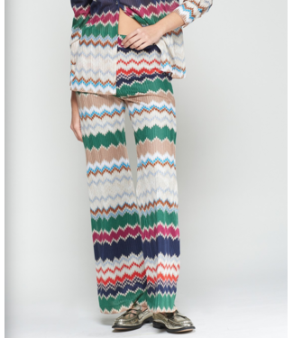 vilagalllo Vilagallo Herringbone Trouser #32973