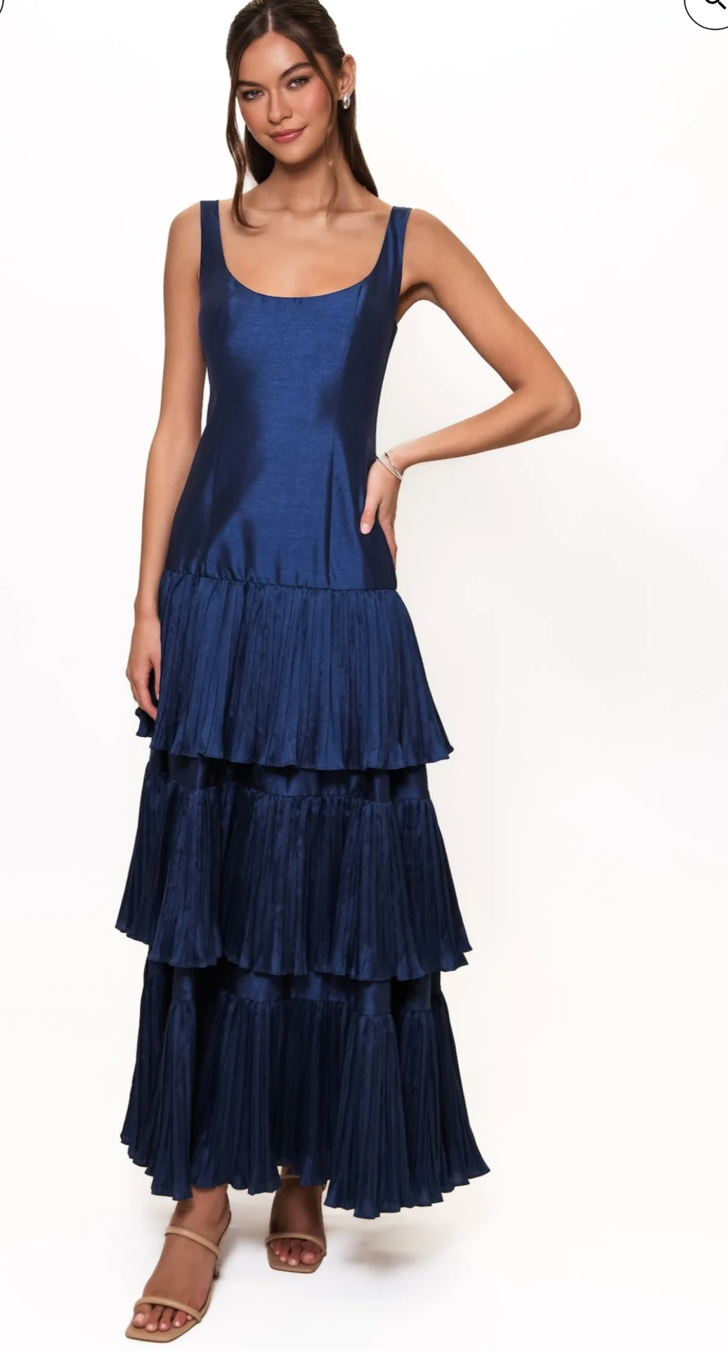 Hutch Luna 957C Tiered Maxi dress - Hilton's Mens