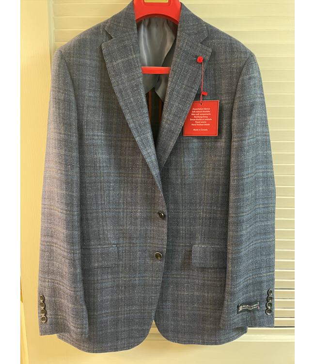 TailoRED Blue/Gray Sport CoatGIAC18130518