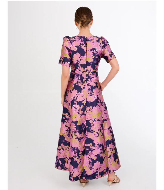 Abbey Glass Arden Brocade Gown- 1201FW25NY