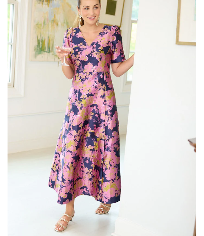 Abbey Glass Arden Brocade Gown- 1201FW25NY