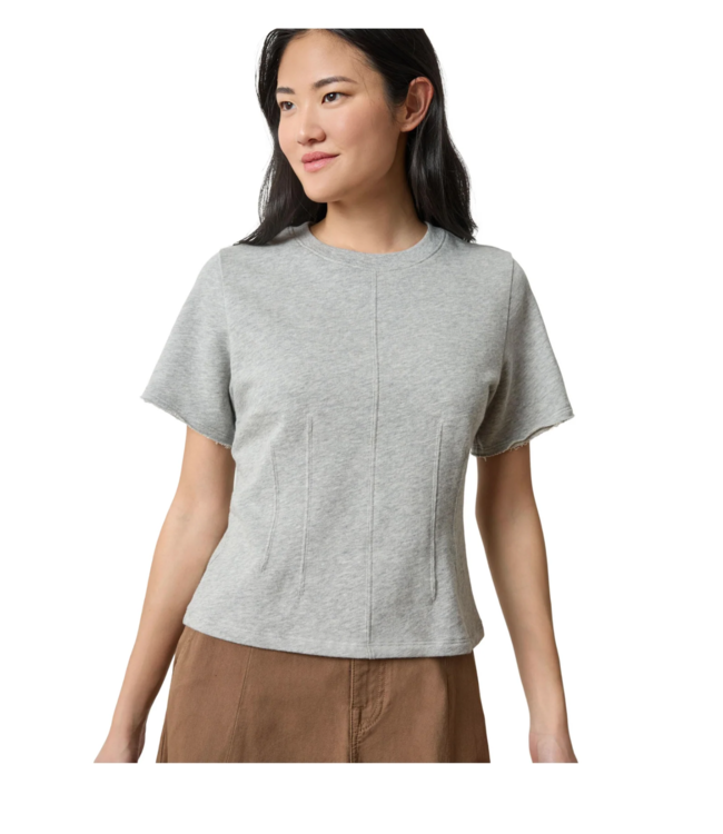 Lilla P Darted Elbow Sleeve Top #PA3113