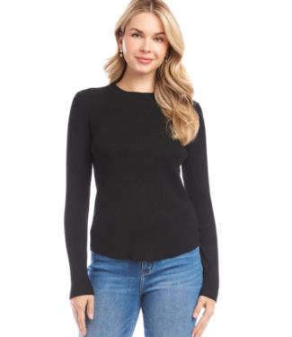 karen kane Karen Kane Ribbed Crewneck Sweater #L89134