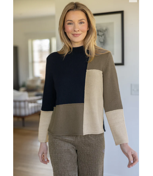 Habitat Yin Tang Funnel Neck Pullover - 81254