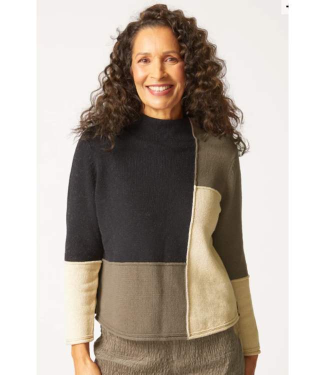 Habitat Yin Tang Funnel Neck Pullover - 81254