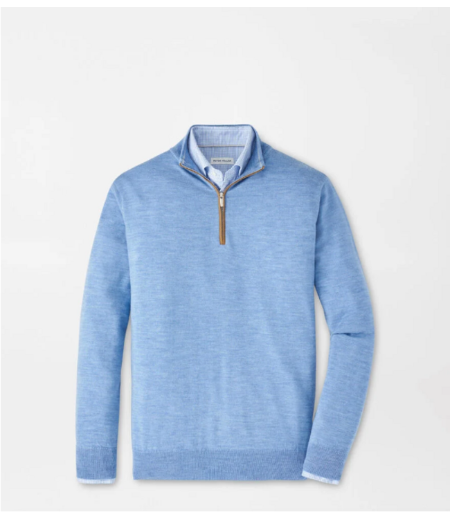 Autumn Crest Suede Trim Quarter-Zip