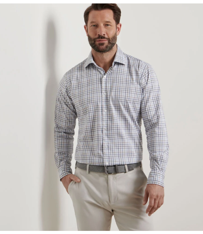 North Coast Crown Lite Cotton-Stretch Sport Shirt