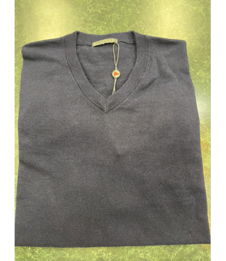 Cotton Cashmere Classic V-Neck Pullover