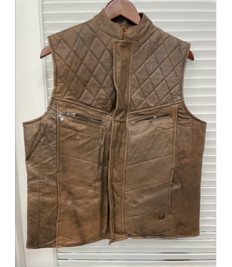 Southern Casanova Maple Cask Leather Vest