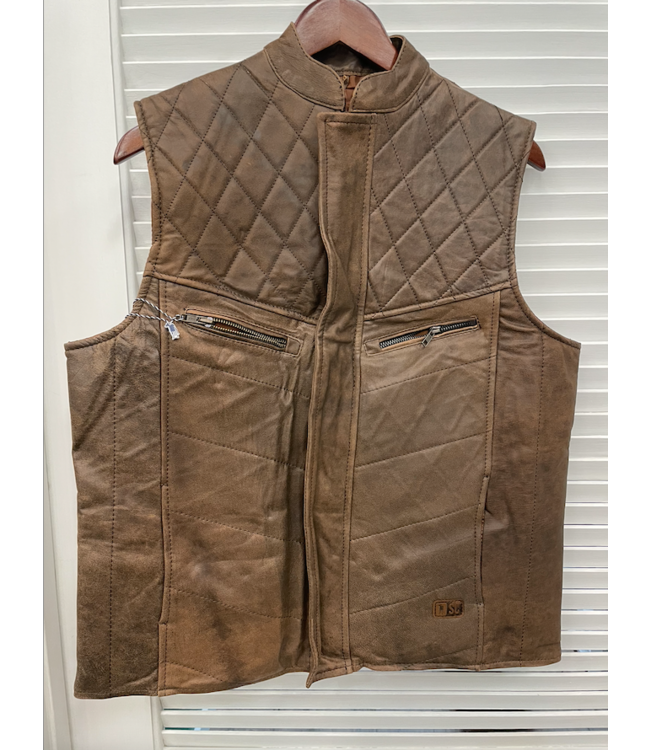 Maple Cask Leather Vest
